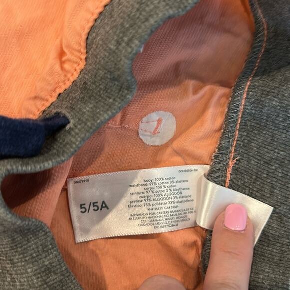 Carter’s Boy’s 5 Pull-On Style Coral Chino Short - Picture 5 of 7